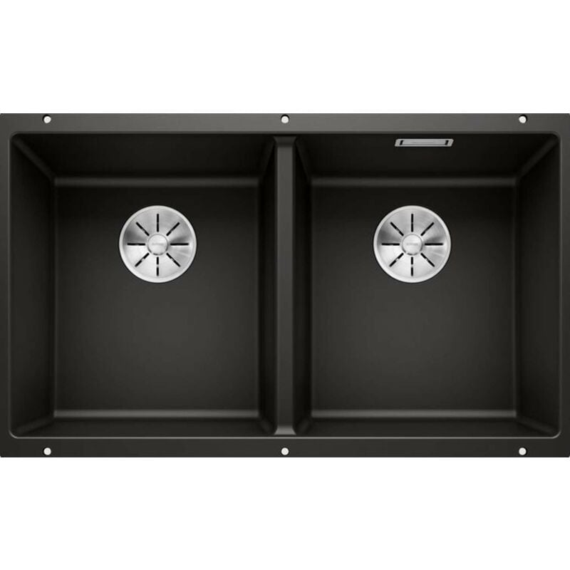 Blanco - Subline 350/350 - Évier en silgranit, 76x46 cm, noir 525987