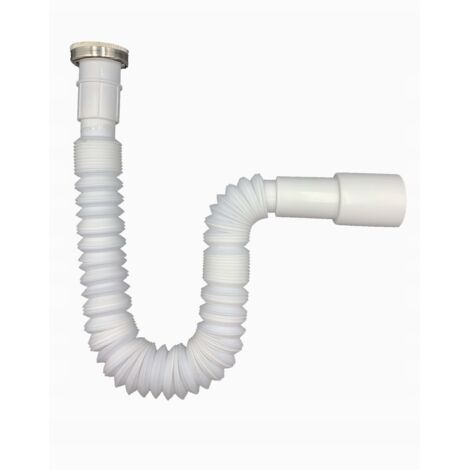 ÉVIER FLEXIBLE BAC D'ÉVIER Tuyau d'évacuation de cuisine Semi-siphon 5/4 x 32-40 mm