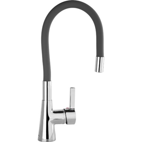 ÉVIER FLEXIBLE WAVE PLUS GROS, GRIS FONCÉ