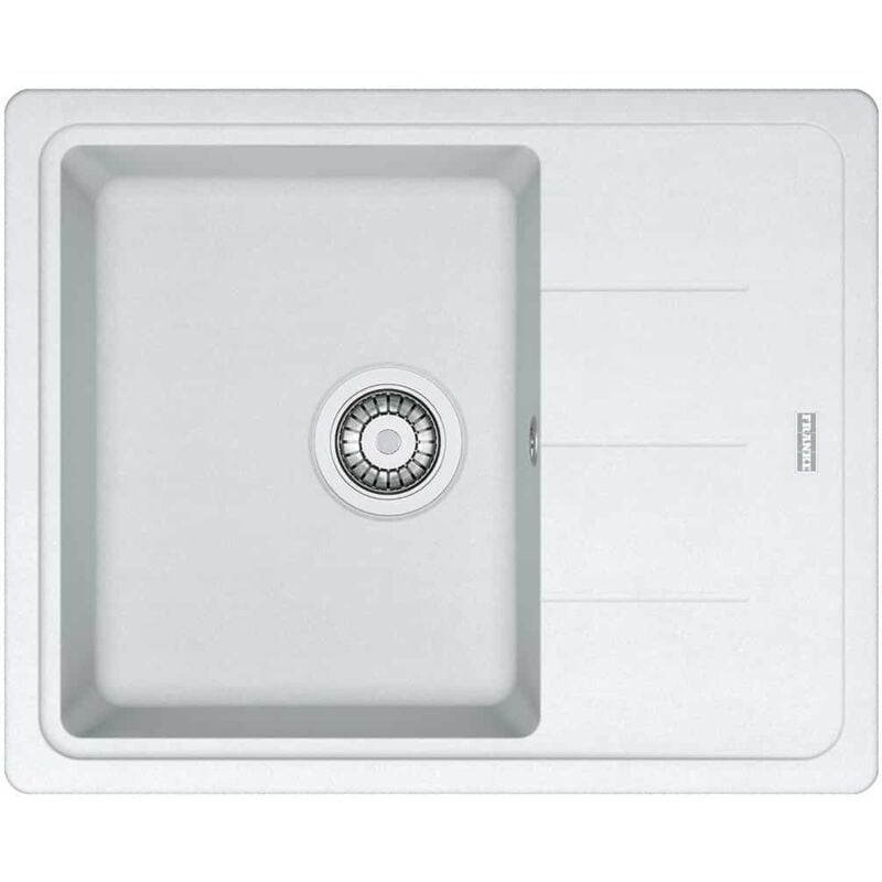Evier Franke Basis Fragranit+ BFG611-62 - Blanc Artic (moucheté)