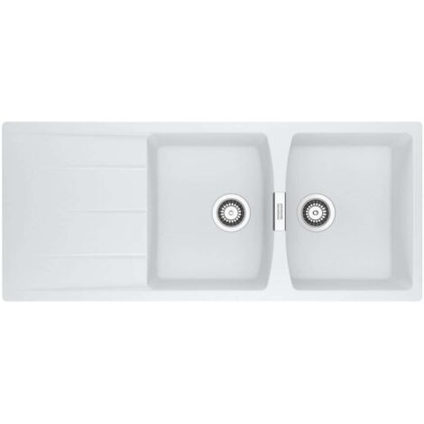 Evier Franke Centro Fragranit+ CNG621 Auto - Blanc Artic (moucheté)
