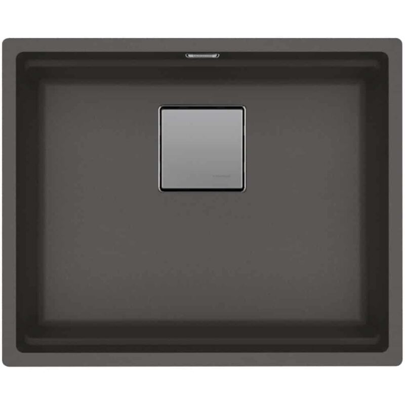 Evier Franke Kubus 2.0 Fragranit+ KNG110-52 - Gris Ardoise - Vidage : Manuel