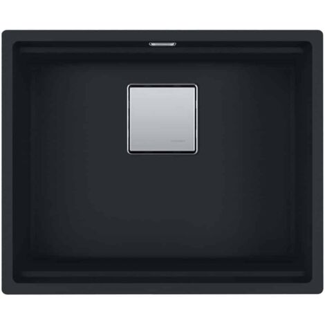 Evier Franke Kubus 2.0 Fragranit+ KNG110-52 - Noir Mat - Vidage : Automatique