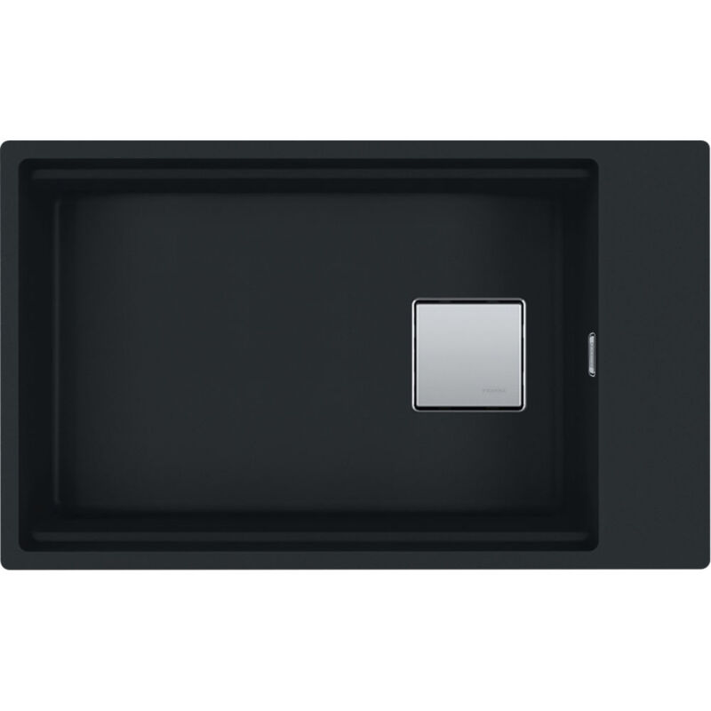 Cuve Kubus 2.0 Fragranit kng 110-62 - Noir mat - Manuel - 760 x 460 x 200 mm (sous-meuble 80 cm) Franke