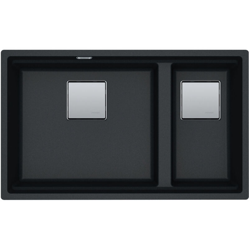 Cuve Kubus 2.0 Fragranit kng 120 - Onyx - Manuel - 760 x 460 x 200 mm (sous-meuble 80 cm) Franke
