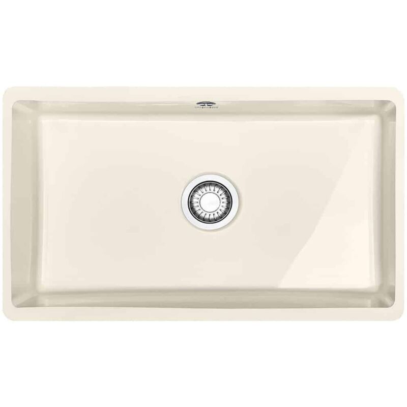 Évier Kubus Fraceram KBK 110-70 - Vanilla - 745x445x195 mm - Sous meuble 80 cm - Franke
