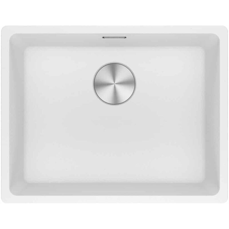 Franke - Evier Maris Fragranit+ MRG110-52 - Blanc Artic (moucheté) - Vidage : Automatique