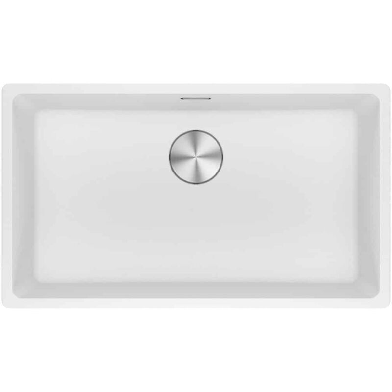 Evier Franke Maris Fragranit+ MRG110-72 - Blanc Artic (moucheté) - Vidage : Manuel