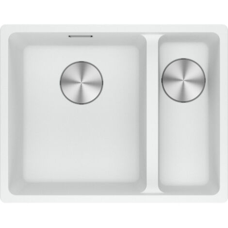 Evier Franke Maris Fragranit+ MRG160-34-15 - Blanc Artic (moucheté) - Vidage : Automatique