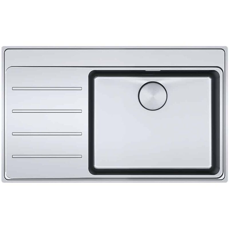 Evier Franke Mythos Inox MYX211-86 - 000000 - Egouttoir a gauche