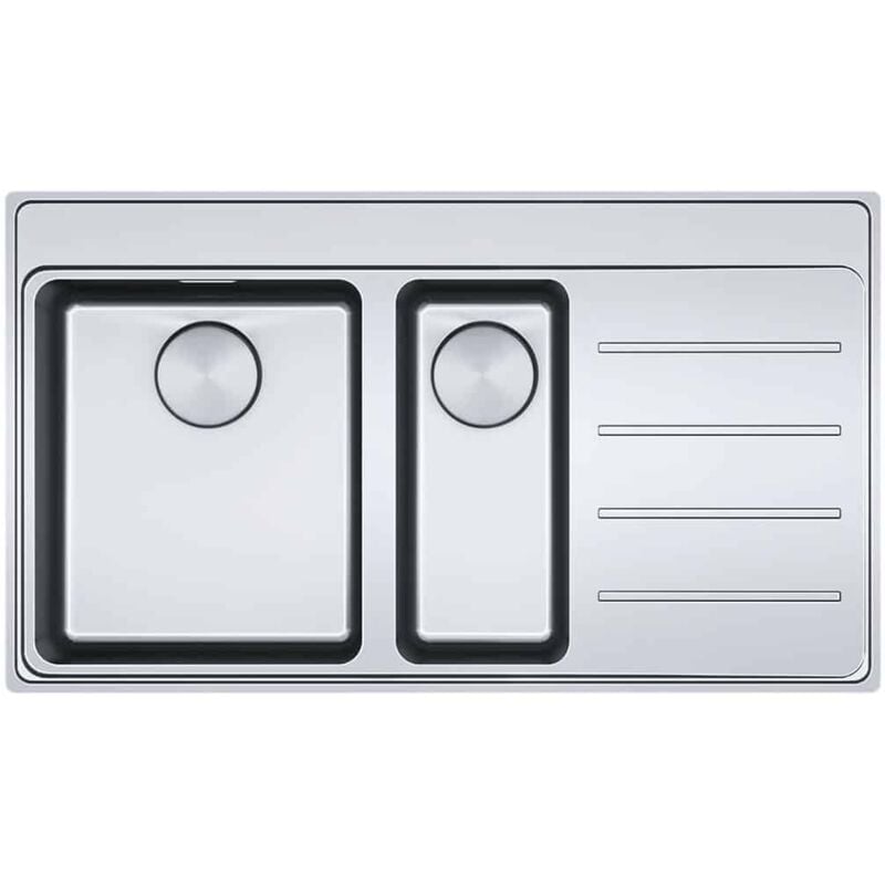 Evier Franke Mythos Inox MYX251-86 - 000000 - Egouttoir a droite