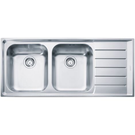 Evier Franke Neptune NEX221 - 000000 - Egouttoir A droite
