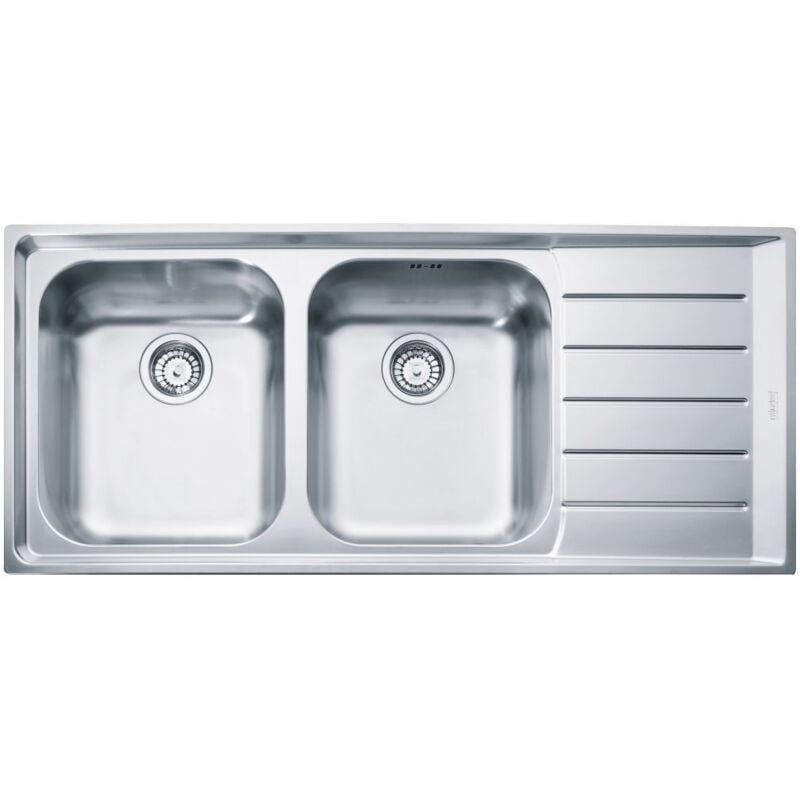 Franke - Evier Neptune NEX221 - 000000 - Egouttoir a droite