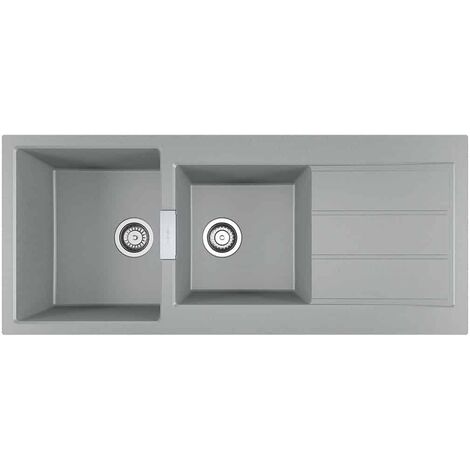 Evier Franke Sirius 2 Tectonite S2D621 - Urban Grey