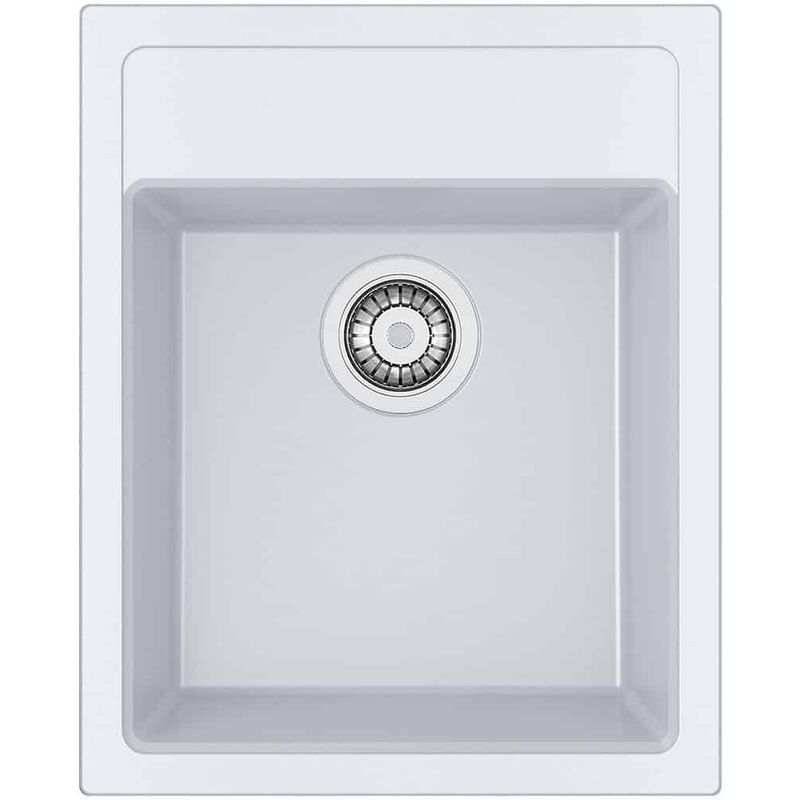 Evier Franke Sirius Tectonite SID610-43 - Blanc Artic (moucheté)