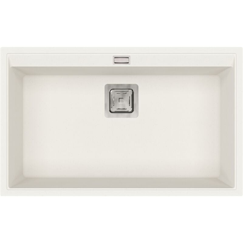 Helika - vier granit blanc delis 1 grand bac