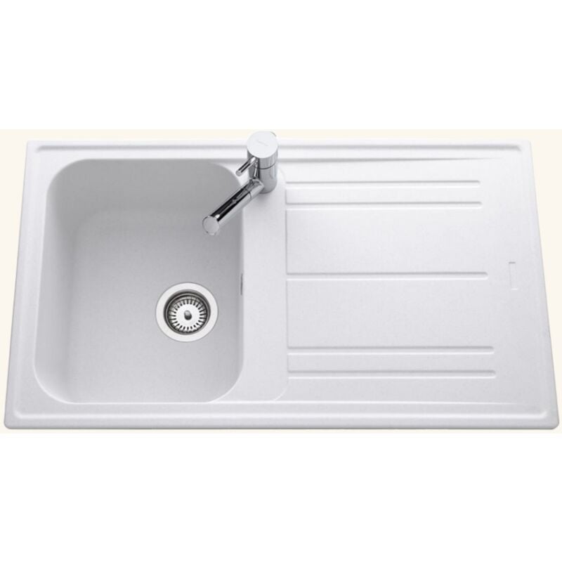 EWI - vier granit blanc holiday 1 bac -1 égouttoir