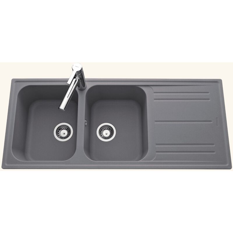 Vier granit gris EWI holiday 2 bacs 1 égouttoir