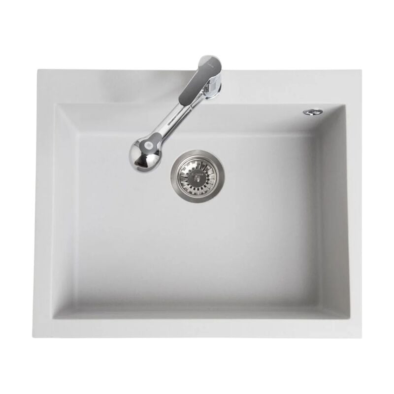 Vier granit gris métal Luisina quadrille 1 bac 610x500