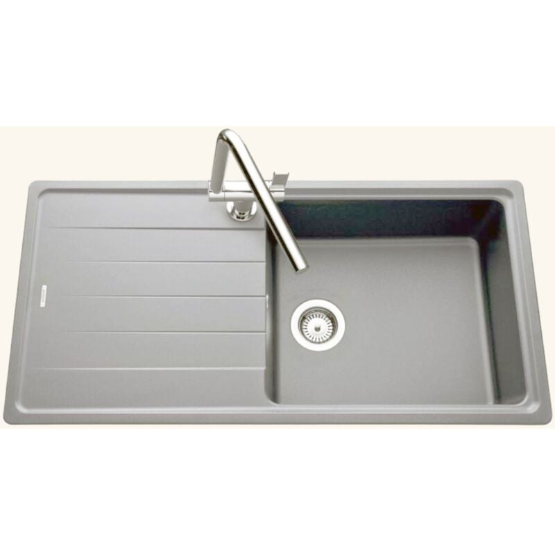 Schock - vier granit gris element 1 grand bac 1 égouttoir