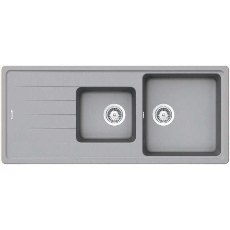 Évier granit gris Schock ELEMENT 2 bacs 1 égouttoir