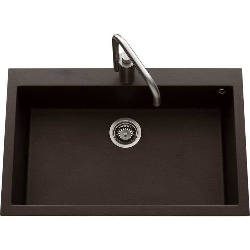 Luisina - vier granit noir moucheté quadrille 1 bac 794x504