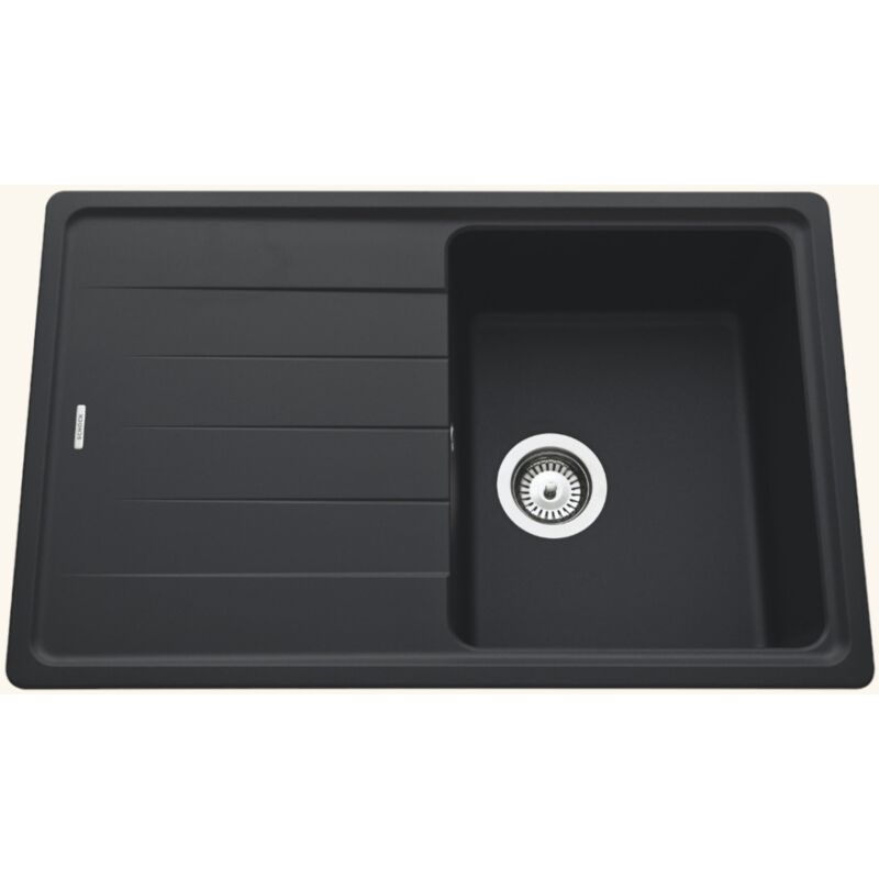 Vier granit noir Schock element 1 bac 1 égouttoir