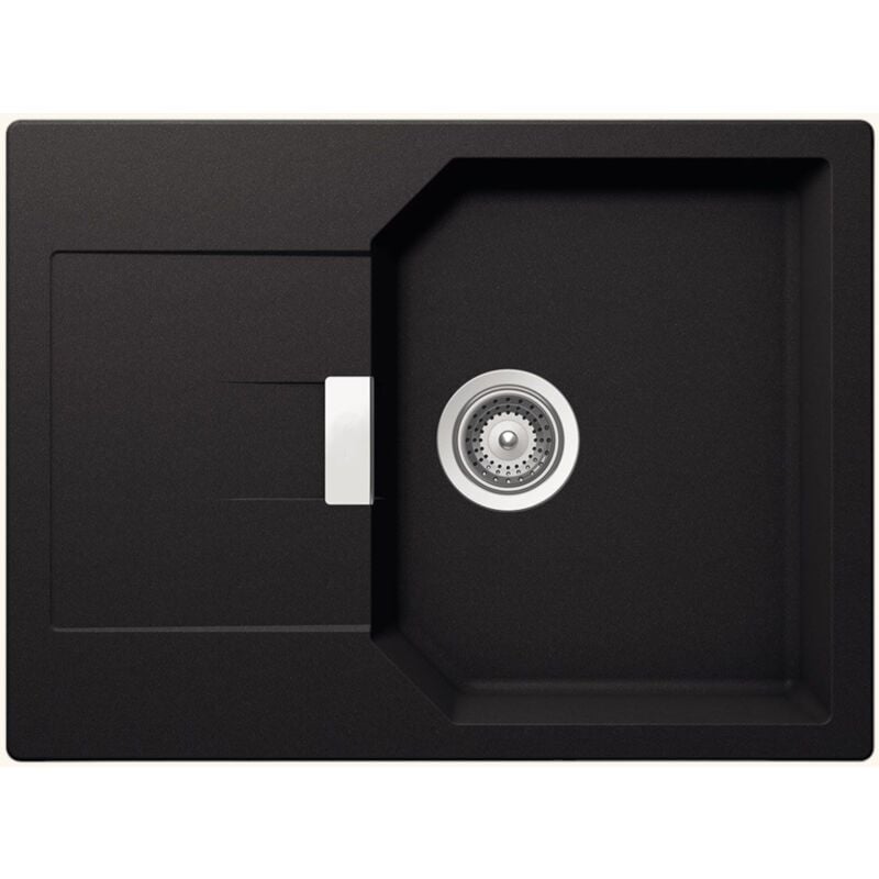 Schock - vier granit noir manhattan 1 bac 1 petit égouttoir