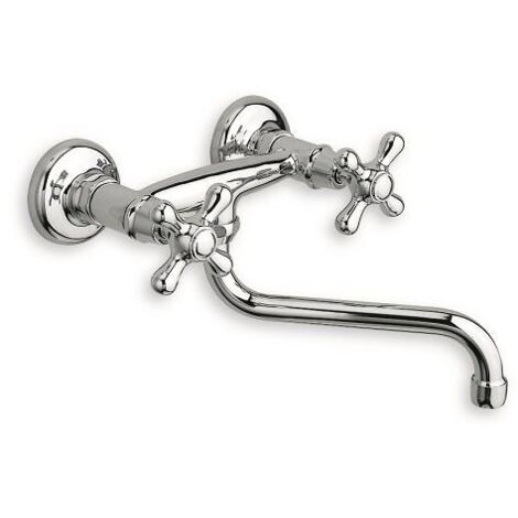 Evier Impero Mural Bec Dessous Mobile Chrome Robinetterie IMPERO - CRISTINA ONDYNA KI40051