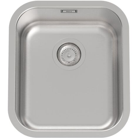Evier inox 1 bac PORTO - ROCA Dimensions : 390x450x180 mm