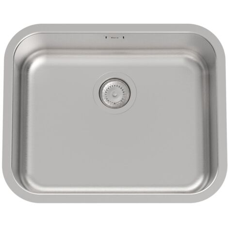 Evier inox 1 bac PORTO - ROCA Dimensions : 550x450x180 mm