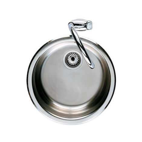 Evier inox 1 bac ROUND - ROCA