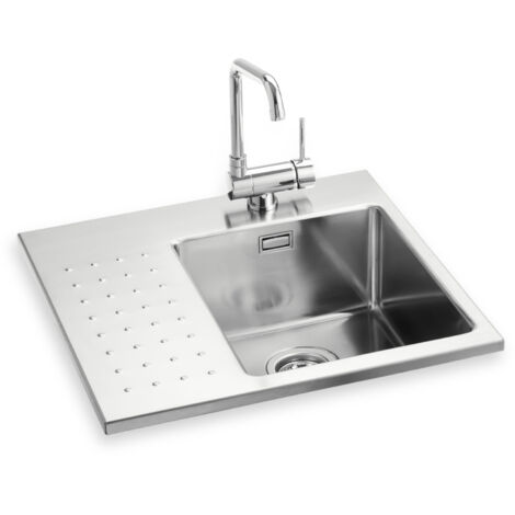 Evier Inox Encastrable INLAV59 + Couvercle