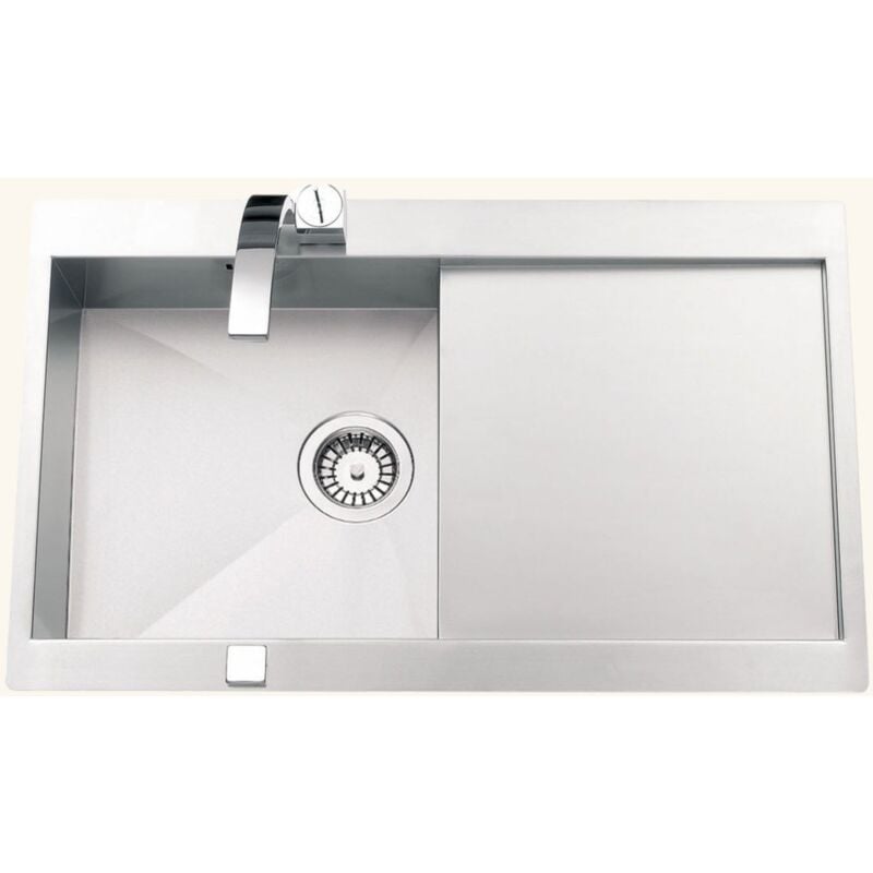 Cuisissimo - vier inox lisse rikas 1 bac 1 égouttoir