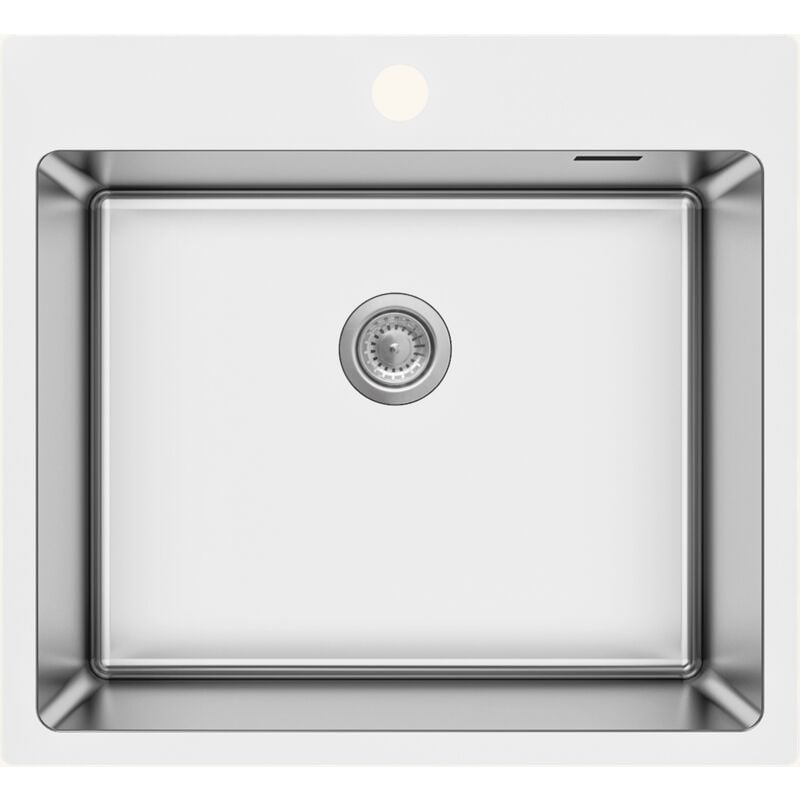 Luisina - Evier inox java 1 bac 550x505