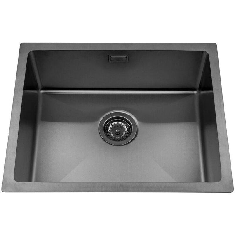 Evier Luisina Trio EVSP00010 Inox PVD Gun Métal - 000000