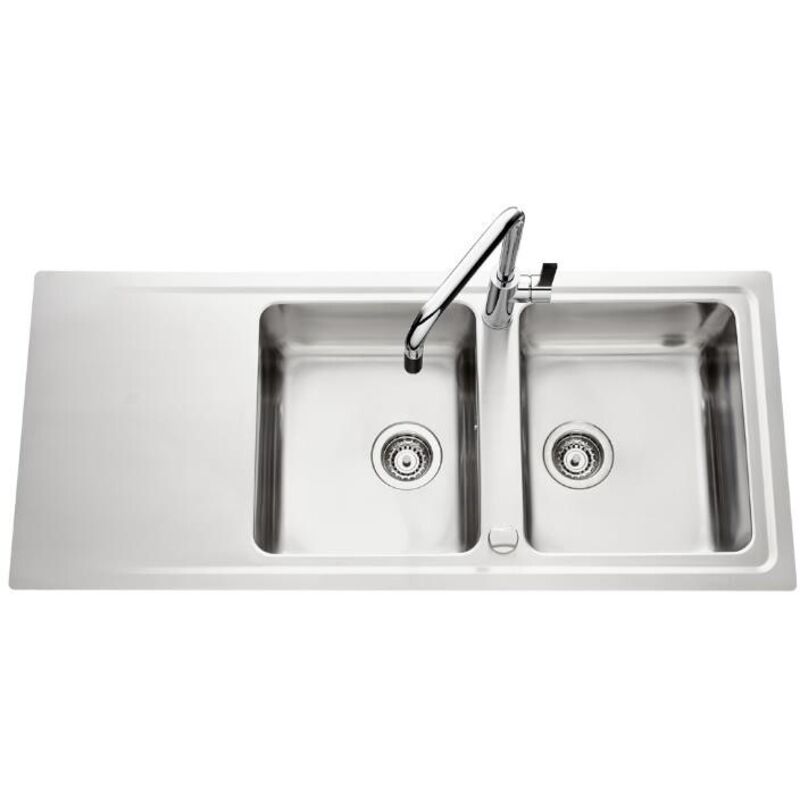 Vier de cuisine Inox lisse stromboli - l 1170 x l 510 x p 195 mm - sous-meuble de 90 cm