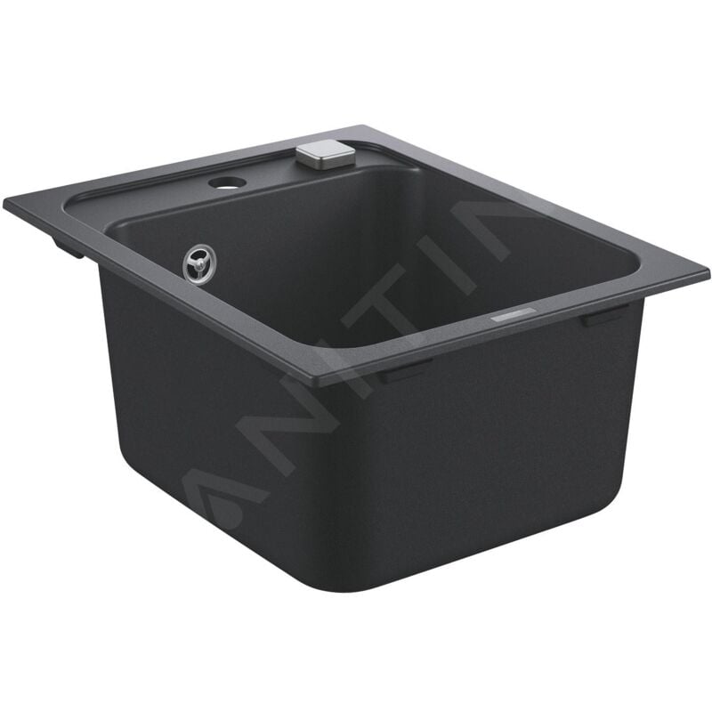 Grohe - viers - Évier composite K700 avec garniture de vidage automatique, 400x500 mm, noir granite 31650AP0