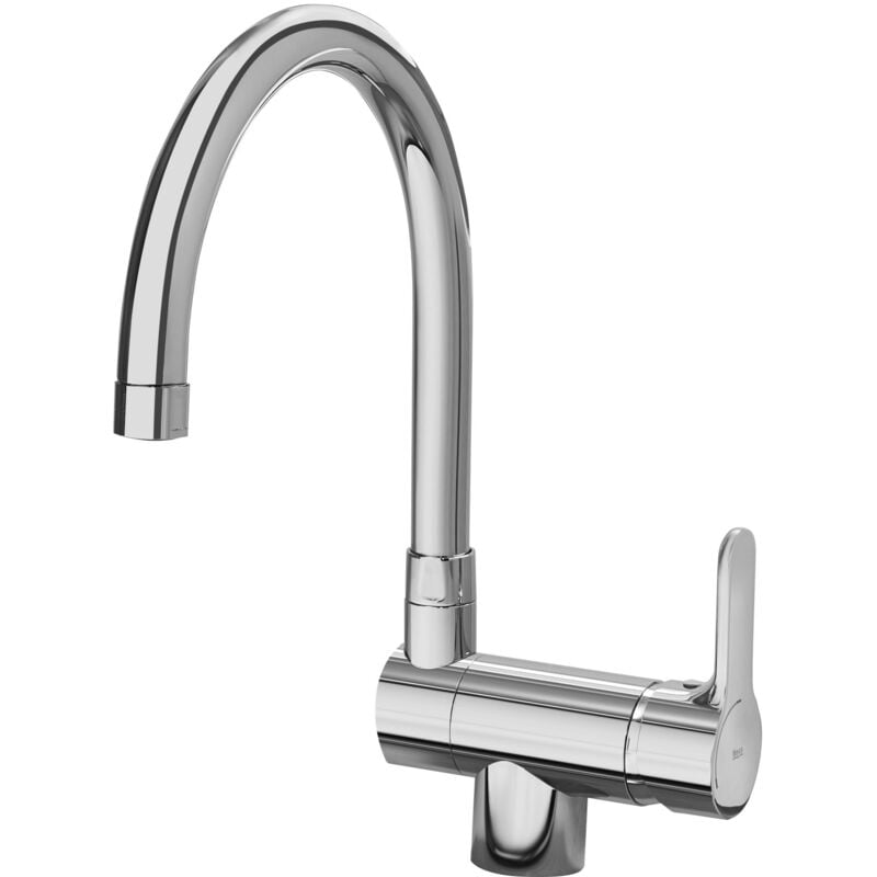 Roca - A5A8209C00 L20 Grifo Monomando Cocina Caño Abatible Giratorio - ref: A5A8209C00