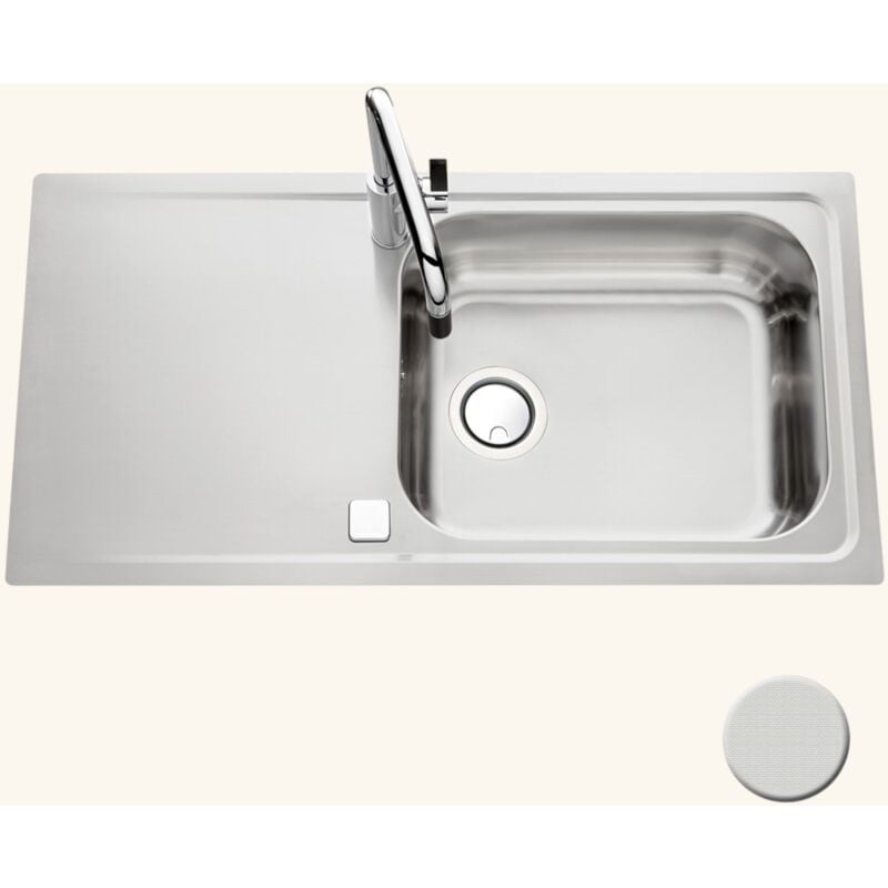 Luisina - vier inox mini structure fagotto 1 grand bac 1 égouttoir