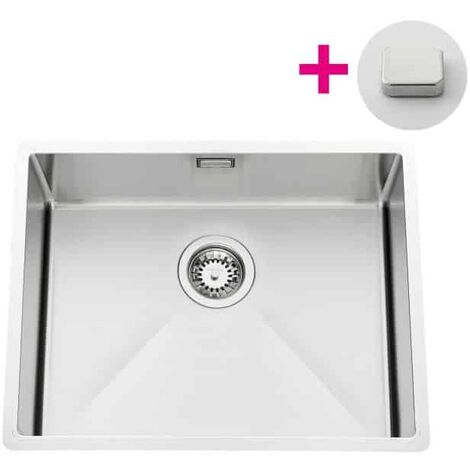 Evier Luisina Vibrato EVSP54 Inox Lisse - 000000