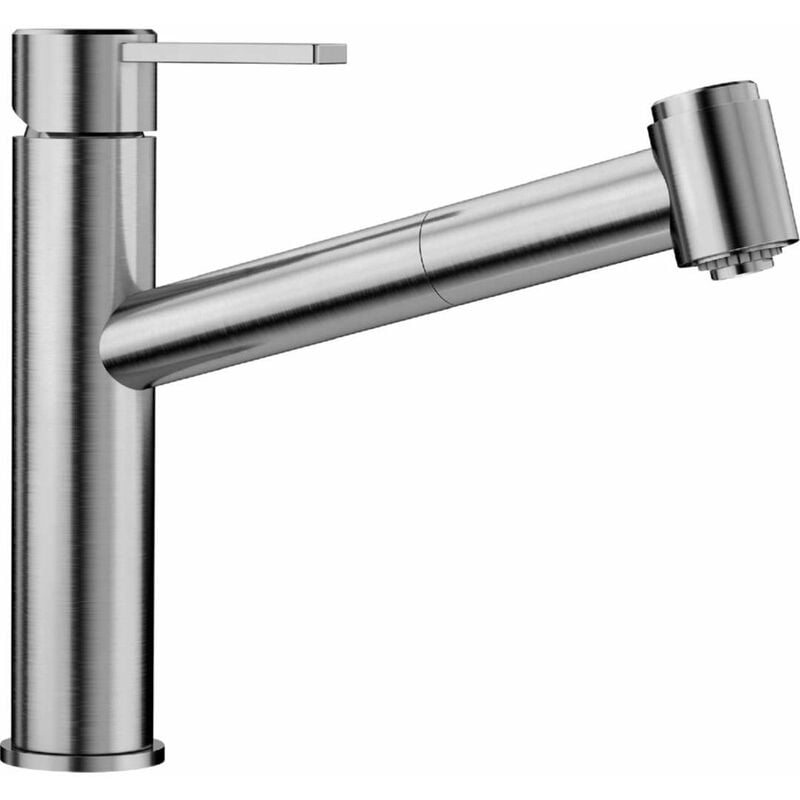 Blanco - Ambis s - Mitigeur d'évier avec douchette extractible, inox brossé 523119