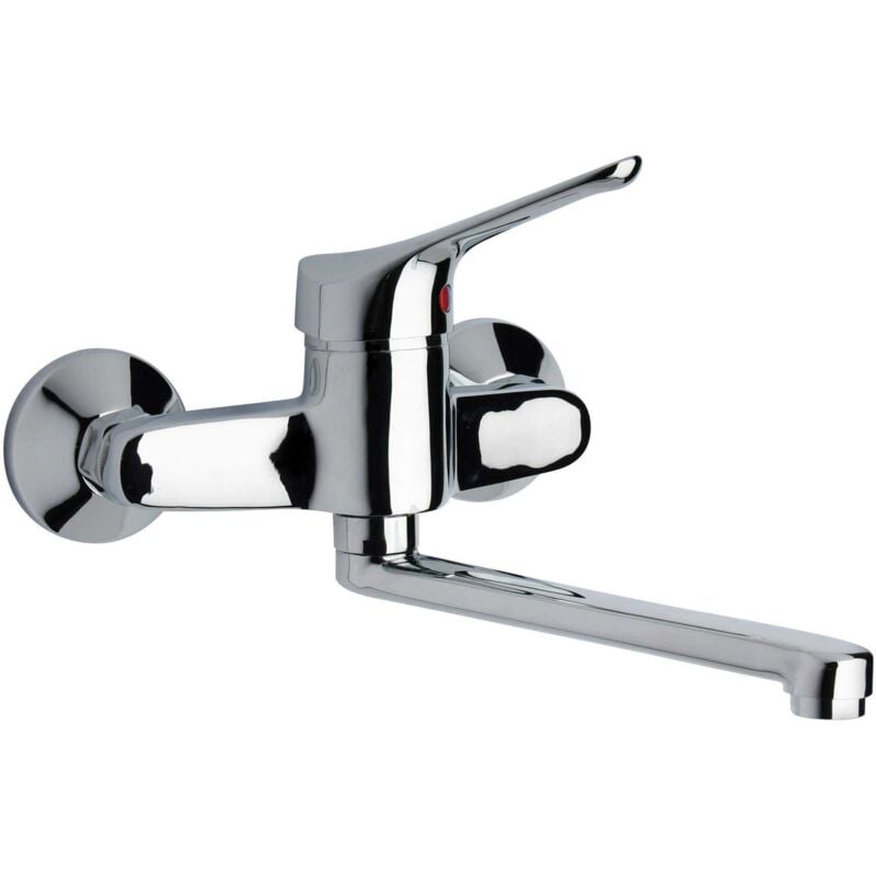 Kiamami Valentina - Robinet Mélangeur Pour Évier De Cuisine Mural Corallo