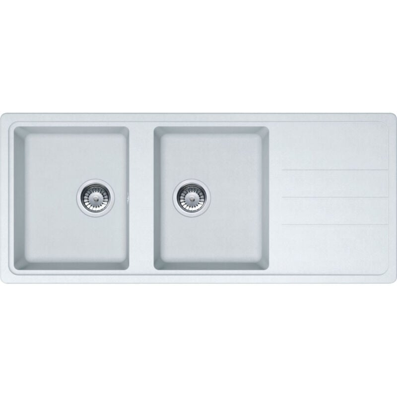 Évier Opale 621 Tectonite - blanc - 970 x 500 x 190 mm - sous-meuble 80 cm - vidage manuel - Franke