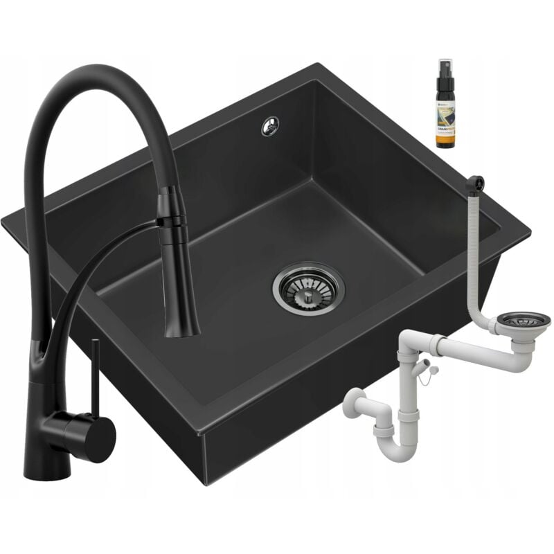 Granitan - vier pavé noir sous plan