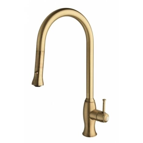 EVIER RETRO CANOVA AVEC DOUCHETTE BI-JETS VIEUX BRONZE - CRISTINA ONDYNA KA53092
