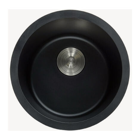 Évier rond 420 mm - granit noir - Ebène