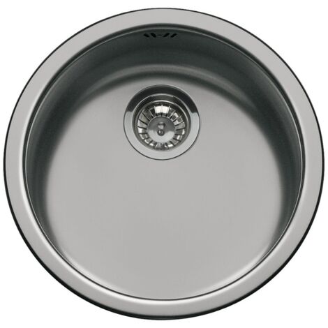 Évier rond 43,5 cm x 43,5 cm PVD noir mat