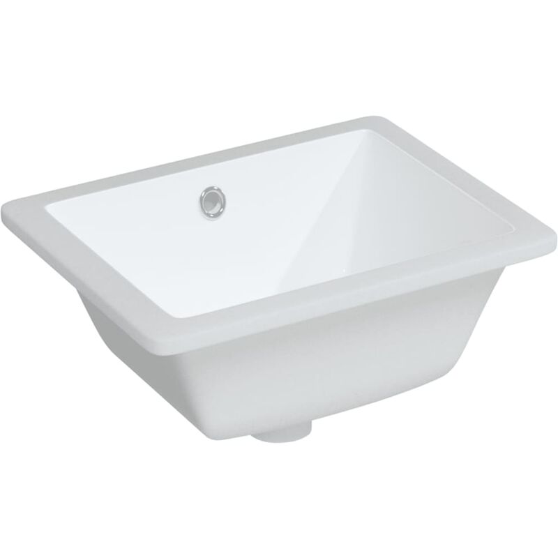 Vidaxl - vier salle de bain blanc 39x30x18,5 cm rectangulaire céramique