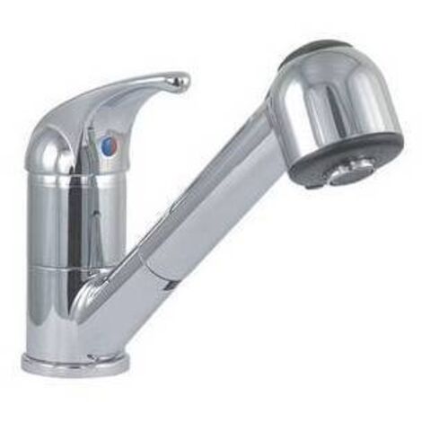 évier simple trou à levier unique avec douche à main coulissante série marzia